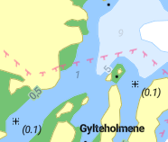 Gylteholmene, Tøftebukta