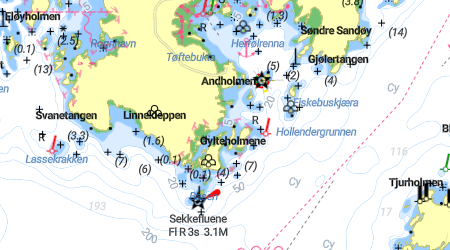 Gylteholmene, Tøftebukta