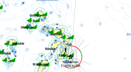 Hamnerö, Rörskär, Gåsöarna