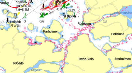 Nistingen, Norra Öddö, Karholmen