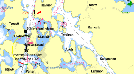 Ängholmen, Vessletången