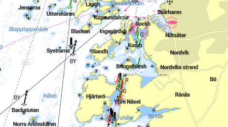 Gule knoppen, Sandholmen
