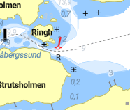 Strutsholmen, Stora Gassholmen, Ringholmen