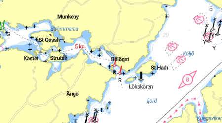 Dragsmarks Varv, Strömmarna