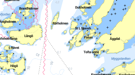 Stora Rörholmen, Lilla Rörholmen, Stensholmen NV