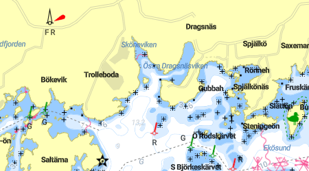 Sköneviken, Dragnäsudde