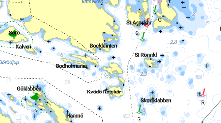Kräkerna, Rotskär