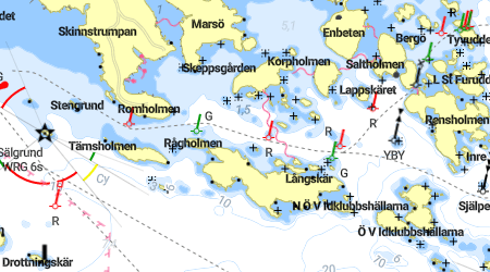 Västra delen, Östra delen