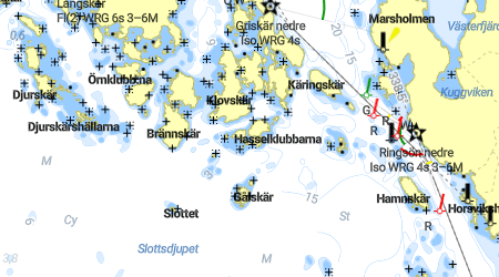 Klovskär, Hasselklubbarna