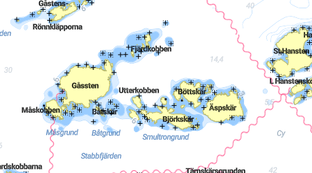 Björkskär, Böttskär, Äspskär
