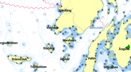 Fjärdlång - Klubbhamn, Noreholmen