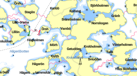 Hemfladen, Getudden