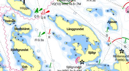 Långgrundet, Mitte-Ladören