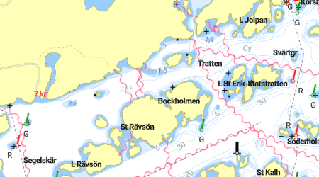 Stora Rävsön, Segelskär