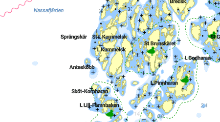 Lill-Sprängskäret, Bredskärsharan