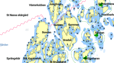 Bäckskäret norra, Bäckskäret södra