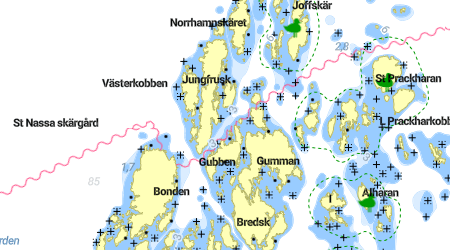 Bäckskäret norra, Bäckskäret södra