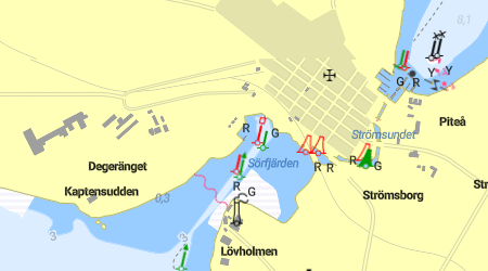 Piteå Västra Kajen I Södra Hamnen